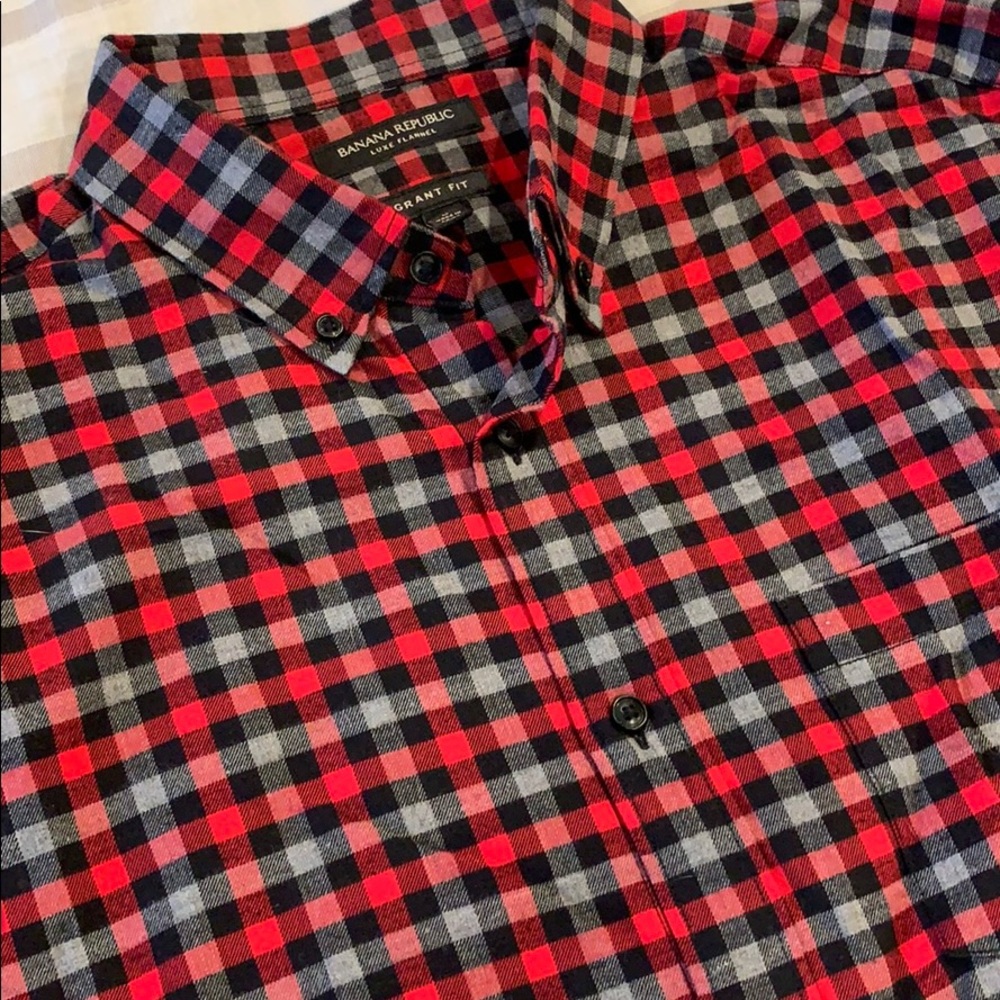 Banana Republic men’s Luxe Flannel - L